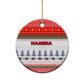 Namibia Christmas Ceramic Ornament Coat of Arm National Flag Motif - African Pride