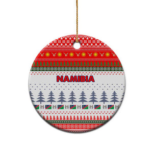 Namibia Christmas Ceramic Ornament Coat of Arm National Flag Motif - African Pride