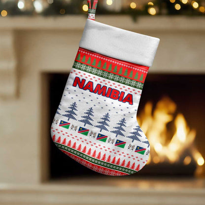Namibia Christmas Stocking Coat of Arm National Flag Motif - African Pride