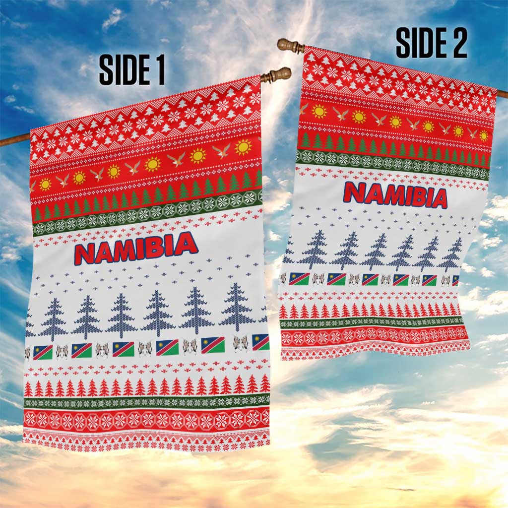 Namibia Christmas Garden Flag Coat of Arm National Flag Motif - African Pride