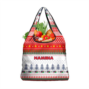 Namibia Christmas Grocery Bag Coat of Arm National Flag Motif - African Pride