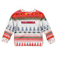 Namibia Christmas Kid Ugly Christmas Sweater Coat of Arm National Flag Motif - African Pride