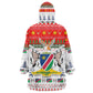 Namibia Christmas Kid Wearable Blanket Hoodie Coat of Arm National Flag Motif - African Pride