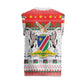 Namibia Christmas Knitted V-Neck Vest Coat of Arm National Flag Motif - African Pride