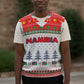 Namibia Christmas Knitted V-Neck Vest Coat of Arm National Flag Motif - African Pride