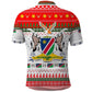 Namibia Christmas Polo Shirt Coat of Arm National Flag Motif - African Pride