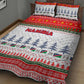 Namibia Christmas Quilt Bed Set Coat of Arm National Flag Motif - African Pride