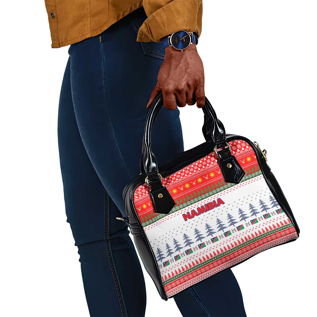 Namibia Christmas Shoulder Handbag Coat of Arm National Flag Motif - African Pride