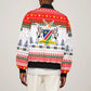 Namibia Christmas Sleeve Zip Bomber Jacket Coat of Arm National Flag Motif - African Pride
