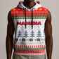 Namibia Christmas Sleeveless Hoodie Coat of Arm National Flag Motif - African Pride