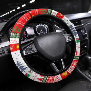 Namibia Christmas Steering Wheel Cover Coat of Arm National Flag Motif - African Pride