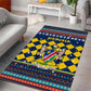 Namibia Christmas Area Rug Coat of Arms and Flag Map Motif - African Pride