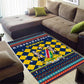 Namibia Christmas Area Rug Coat of Arms and Flag Map Motif - African Pride