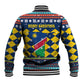 Namibia Christmas Baseball Jacket Coat of Arms and Flag Map Motif - African Pride
