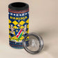 Namibia Christmas 4 in 1 Can Cooler Tumbler Coat of Arms and Flag Map Motif - African Pride