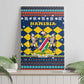 Namibia Christmas Canvas Wall Art Coat of Arms and Flag Map Motif - African Pride