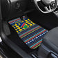Namibia Christmas Car Mats Coat of Arms and Flag Map Motif - African Pride