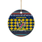 Namibia Christmas Ceramic Ornament Coat of Arms and Flag Map Motif - African Pride