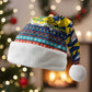 Namibia Christmas Santa Hat Coat of Arms and Flag Map Motif - African Pride