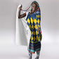 Namibia Christmas Hooded Blanket Coat of Arms and Flag Map Motif - African Pride