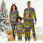 Namibia Christmas Pajama Set Coat of Arms and Flag Map Motif - African Pride