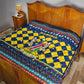 Namibia Christmas Quilt Coat of Arms and Flag Map Motif - African Pride
