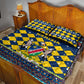 Namibia Christmas Quilt Bed Set Coat of Arms and Flag Map Motif - African Pride