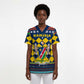 Namibia Christmas Scrub Top Coat of Arms and Flag Map Motif - African Pride