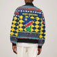 Namibia Christmas Sleeve Zip Bomber Jacket Coat of Arms and Flag Map Motif - African Pride