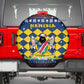 Namibia Christmas Spare Tire Cover Coat of Arms and Flag Map Motif - African Pride