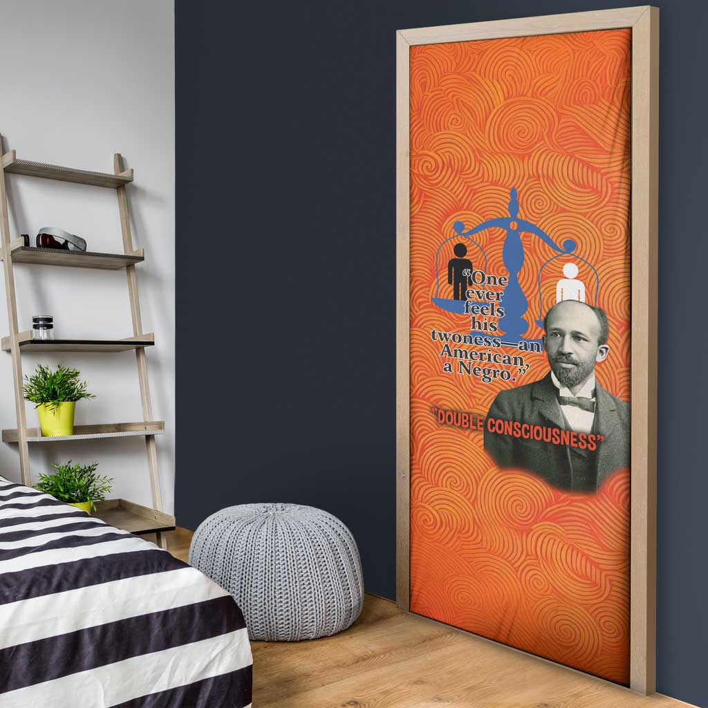W.E.B. Du Bois Tribute Door Cover W.E.B. Du Bois Tribute - African Pride