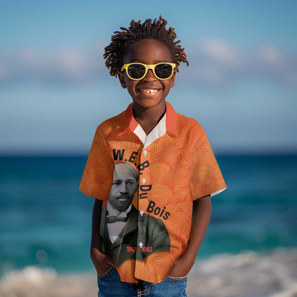 W.E.B. Du Bois Tribute Kid Hawaiian Shirt W.E.B. Du Bois Tribute TS04