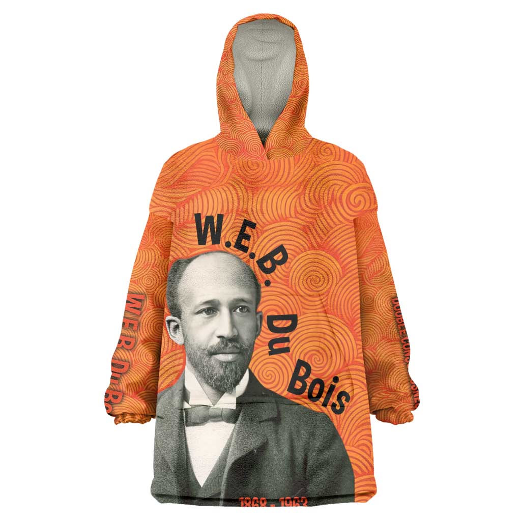 W.E.B. Du Bois Tribute Kid Wearable Blanket Hoodie W.E.B. Du Bois Tribute - African Pride