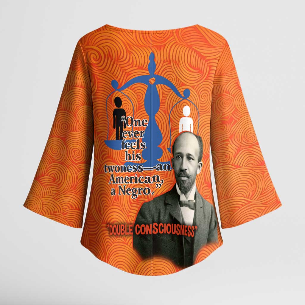 W.E.B. Du Bois Tribute Kimono Sleeve Blouse W.E.B. Du Bois Tribute - African Pride