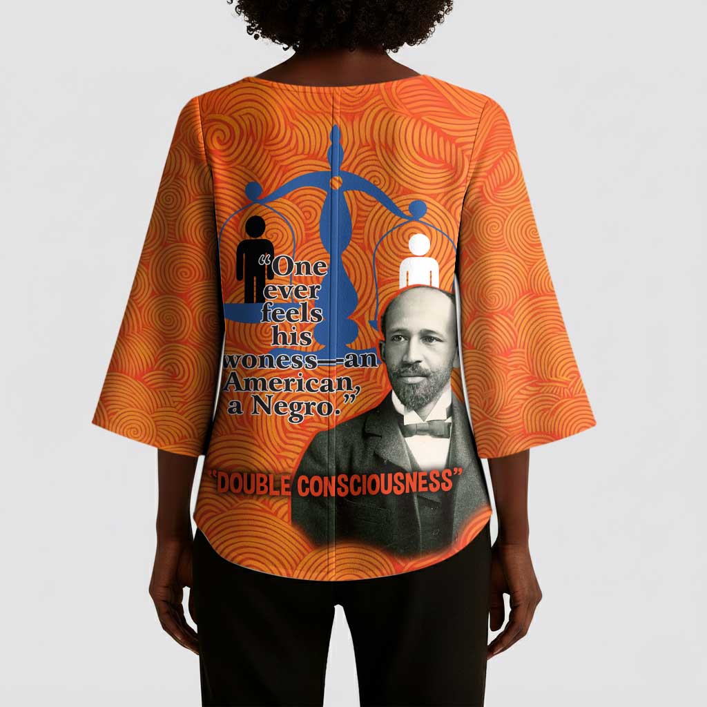 W.E.B. Du Bois Tribute Kimono Sleeve Blouse W.E.B. Du Bois Tribute - African Pride