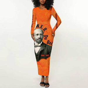 W.E.B. Du Bois Tribute Long Sleeve Bodycon Dress W.E.B. Du Bois Tribute - African Pride