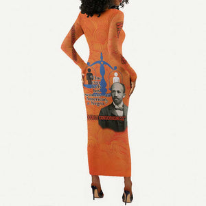 W.E.B. Du Bois Tribute Long Sleeve Bodycon Dress W.E.B. Du Bois Tribute - African Pride