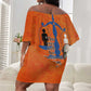 W.E.B. Du Bois Tribute Off Shoulder Short Dress W.E.B. Du Bois Tribute - African Pride