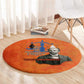 W.E.B. Du Bois Tribute Round Carpet W.E.B. Du Bois Tribute - African Pride