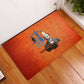 W.E.B. Du Bois Tribute Rubber Doormat W.E.B. Du Bois Tribute - African Pride