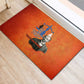 W.E.B. Du Bois Tribute Rubber Doormat W.E.B. Du Bois Tribute - African Pride