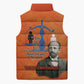 W.E.B. Du Bois Tribute Sleeveless Puffer Jacket W.E.B. Du Bois Tribute - African Pride