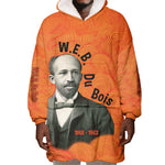 W.E.B. Du Bois Tribute Wearable Blanket Hoodie W.E.B. Du Bois Tribute - African Pride