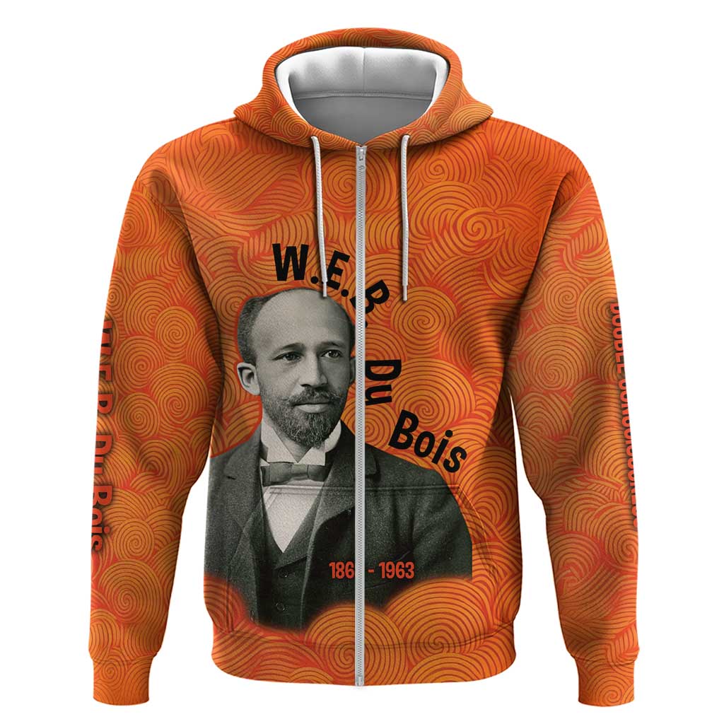 W.E.B. Du Bois Tribute Zip Hoodie W.E.B. Du Bois Tribute - African Pride