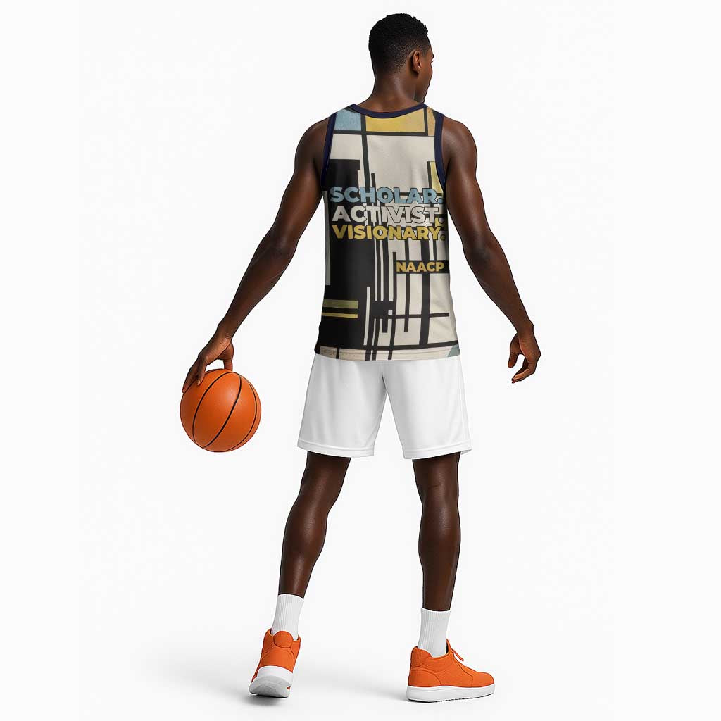 W.E.B. Du Bois Education is Liberation Basketball Jersey Scholar, Activist, Visionary Tribute Design - African Pride