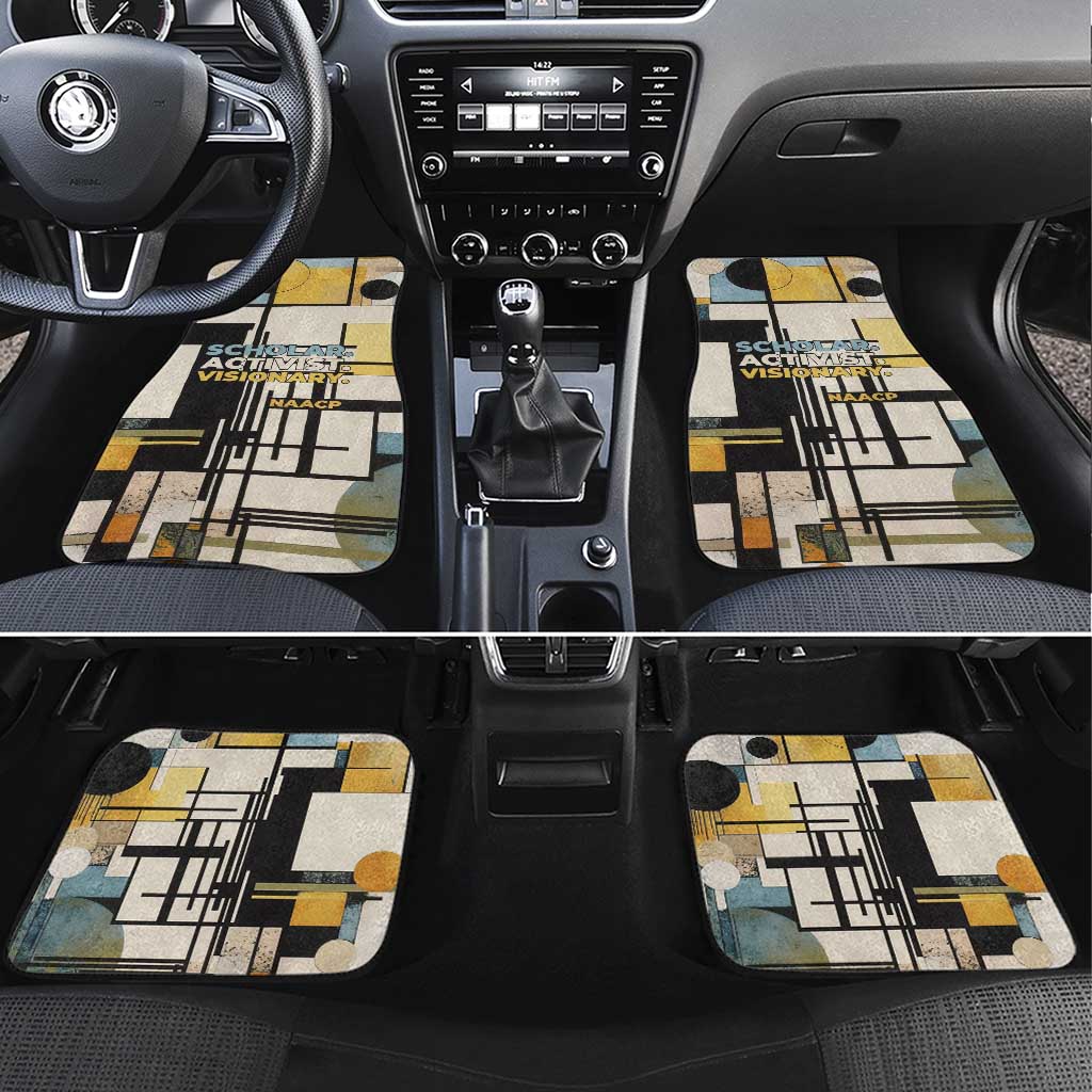 W.E.B. Du Bois Education is Liberation Car Mats Scholar, Activist, Visionary Tribute Design - African Pride