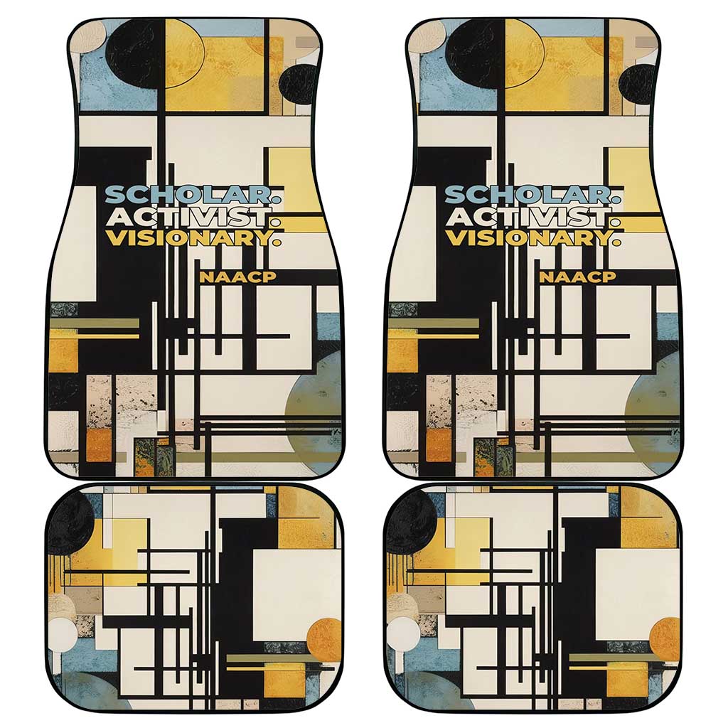 W.E.B. Du Bois Education is Liberation Car Mats Scholar, Activist, Visionary Tribute Design - African Pride