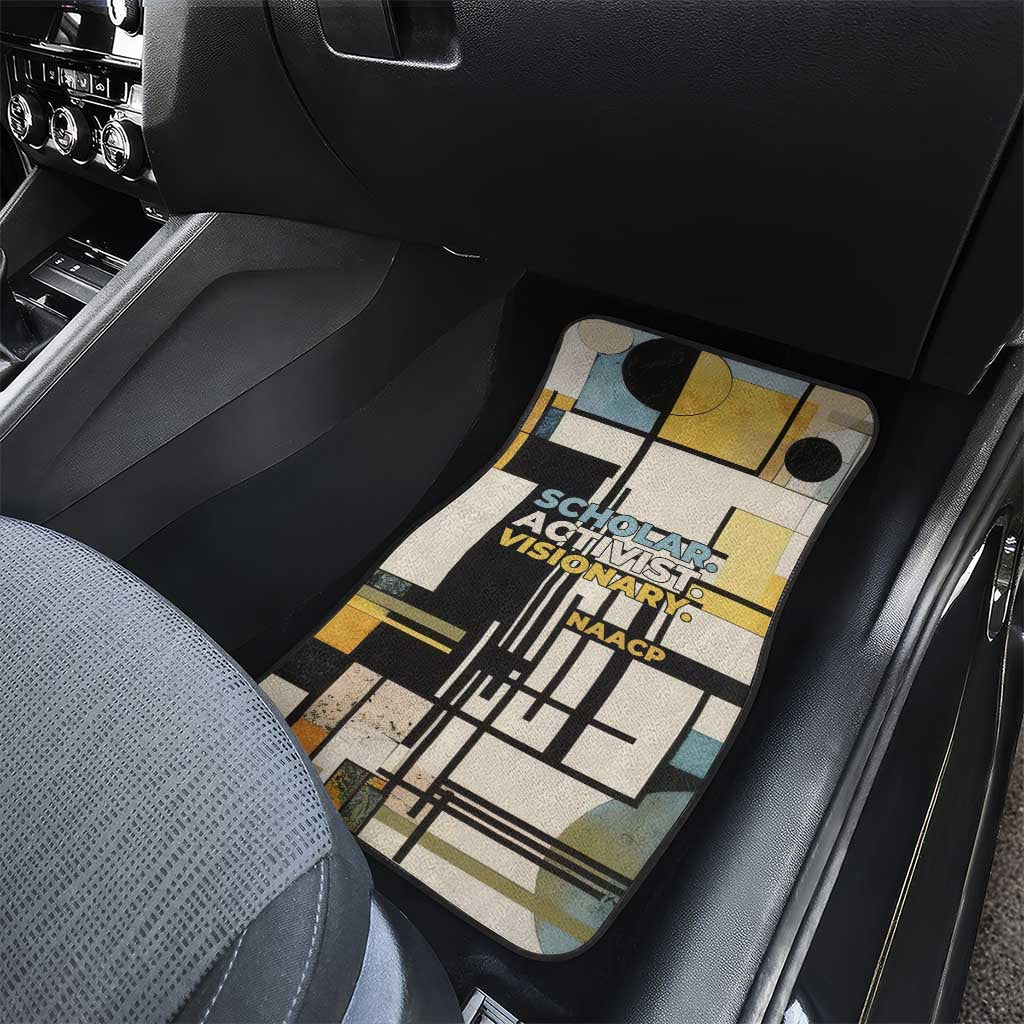 W.E.B. Du Bois Education is Liberation Car Mats Scholar, Activist, Visionary Tribute Design - African Pride