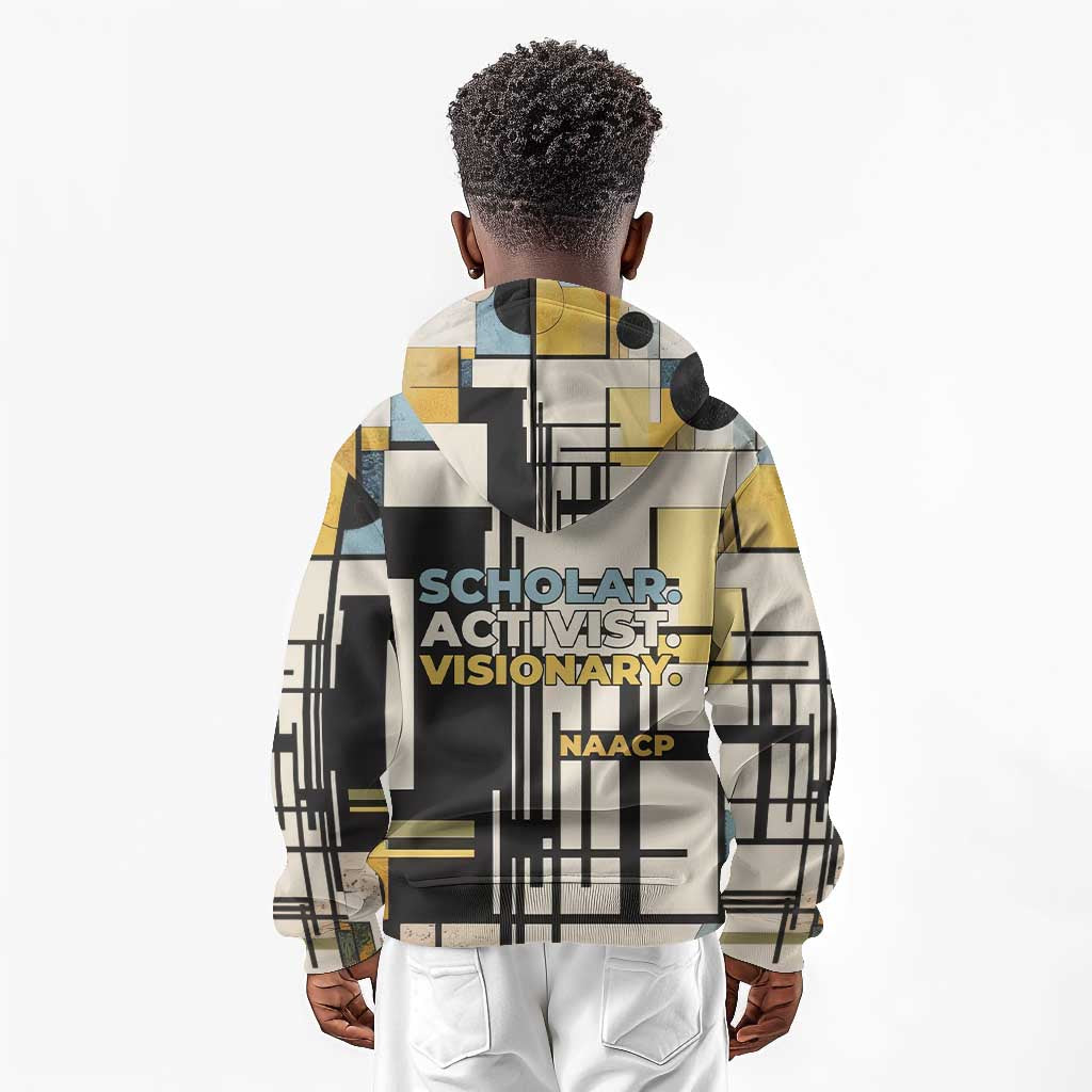 W.E.B. Du Bois Education is Liberation Kid Hoodie Scholar, Activist, Visionary Tribute Design - African Pride