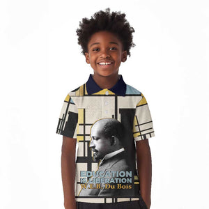 W.E.B. Du Bois Education is Liberation Kid Polo Shirt Scholar, Activist, Visionary Tribute Design TS04